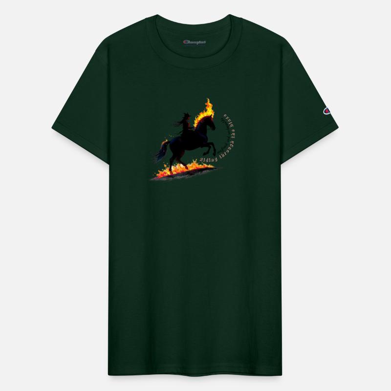 Riding trough the blaze