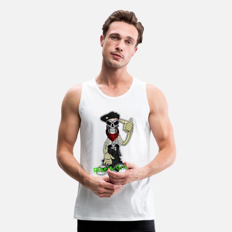 RISE AND GRIND SKELETON MAN LOGO DESIGNED BY CON