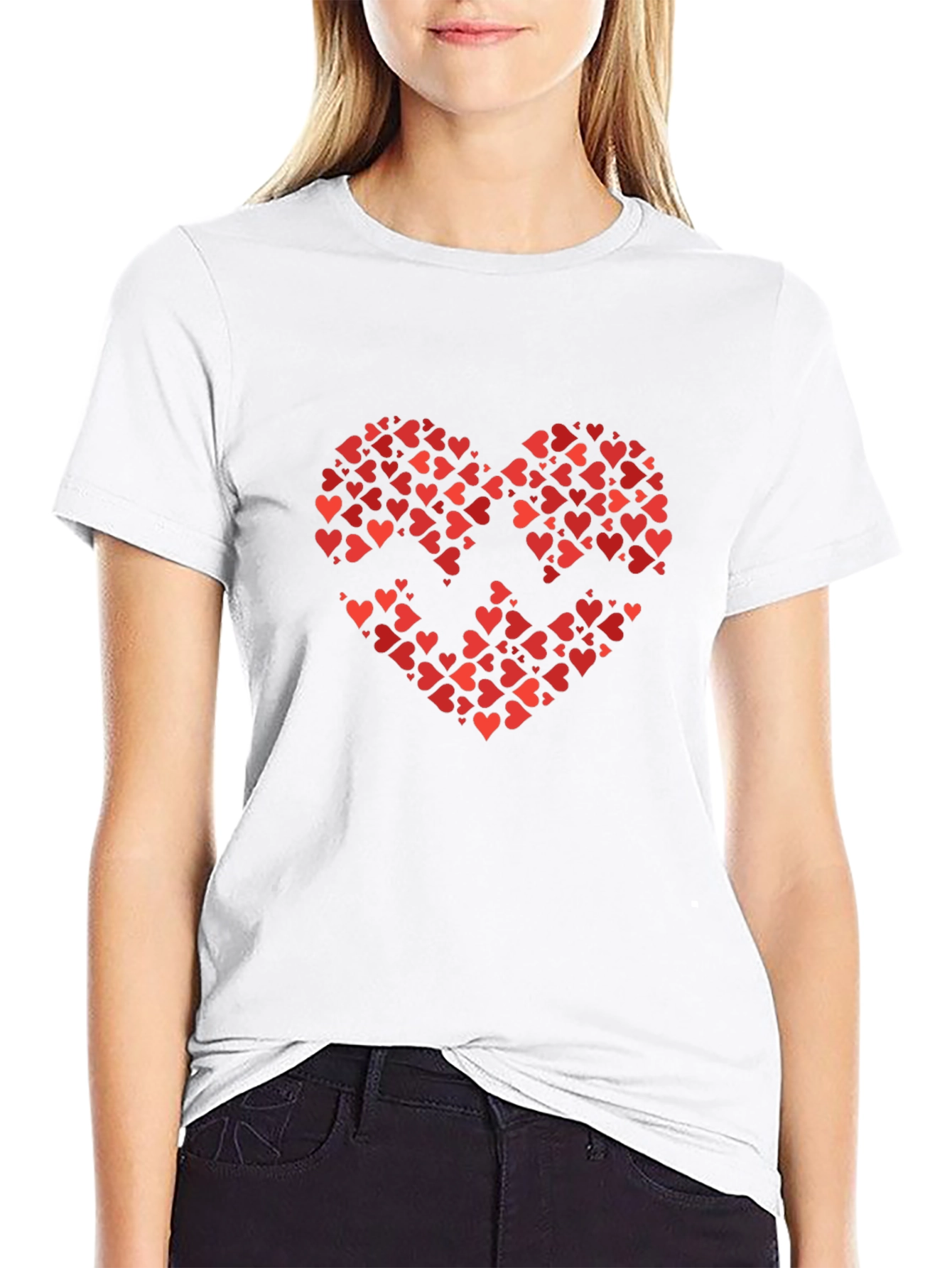 Heart of Hearts Black T-Shirt