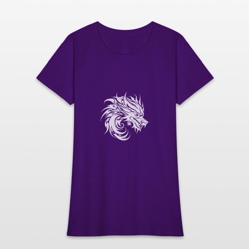 Roaring Chinese Dragon In Tattoo Style