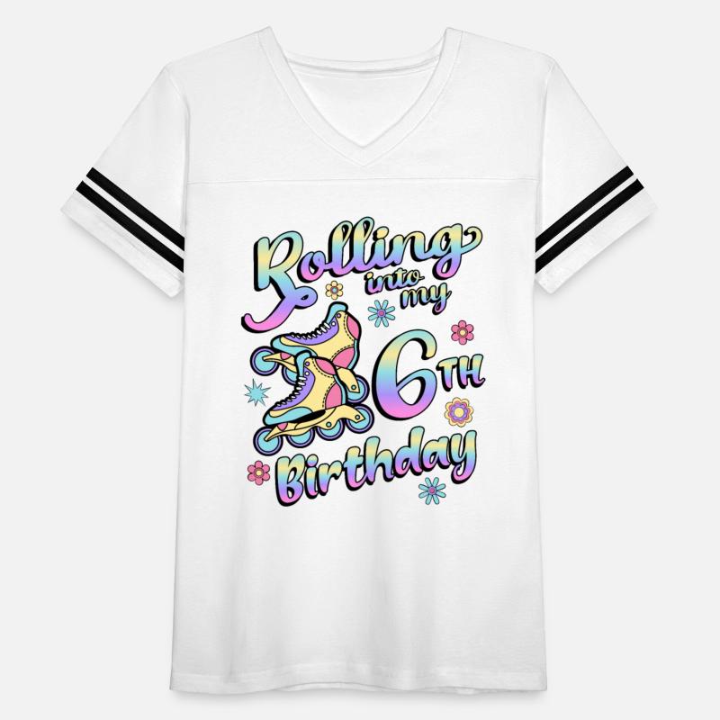 Rolling Into My 6th Birthday Roller Skater Inline