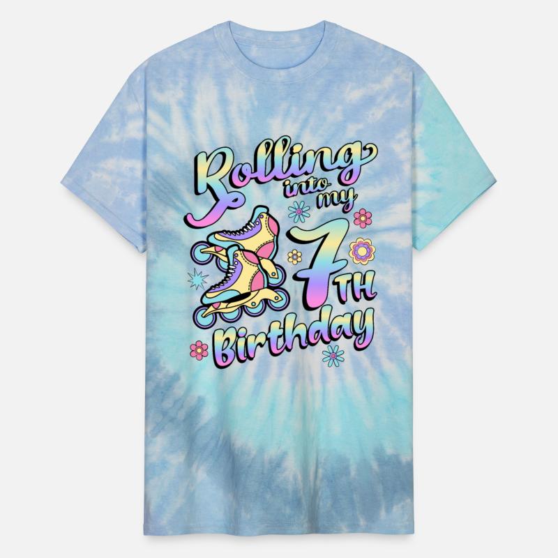 Rolling Into My 7th Birthday Roller Skater Inline