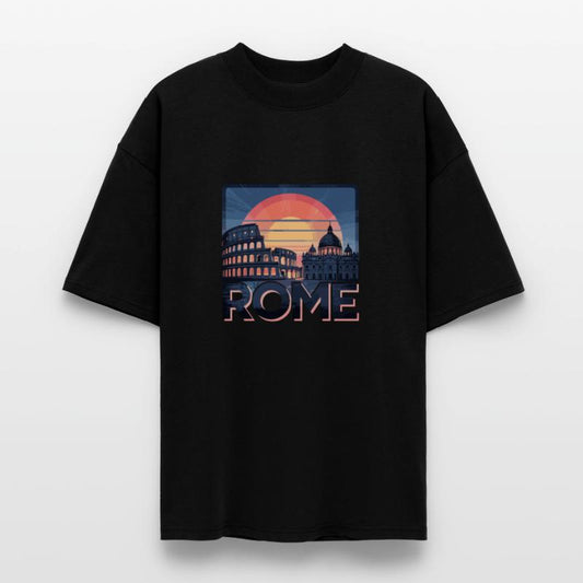 Rome Skyline with Colosseum and St. Peter’s Dome