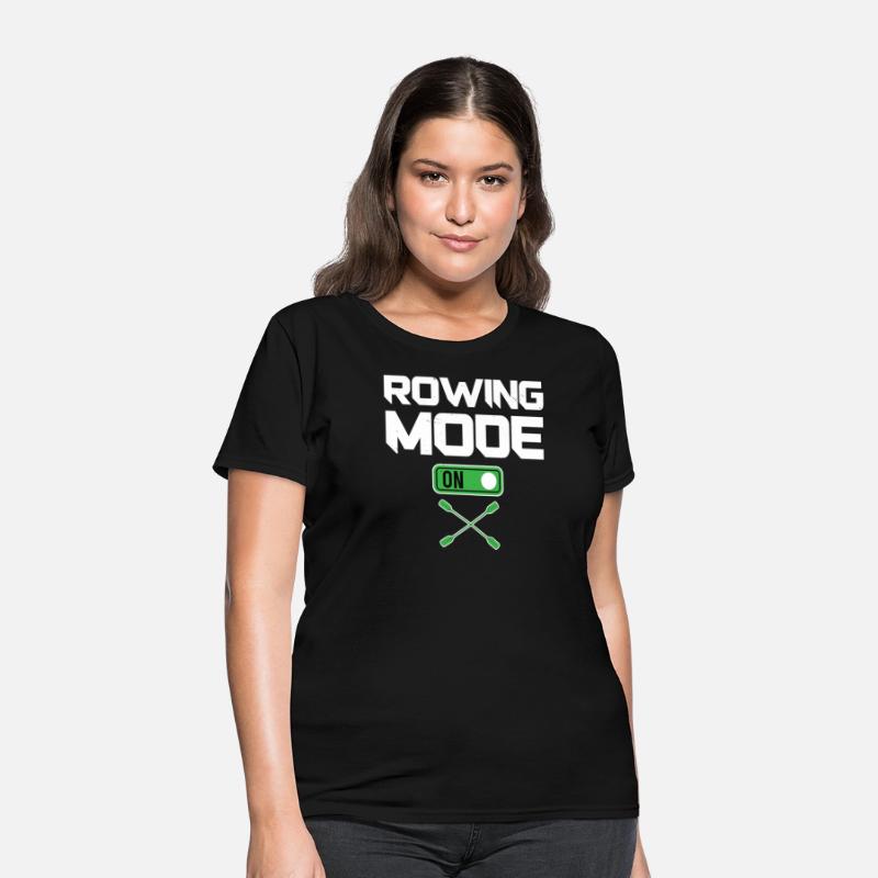 Rowing mode on rower row kayak canoe water sports