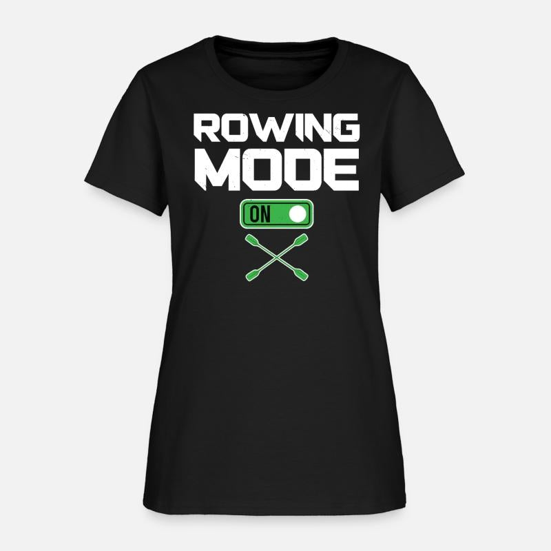 Rowing mode on rower row kayak canoe water sports