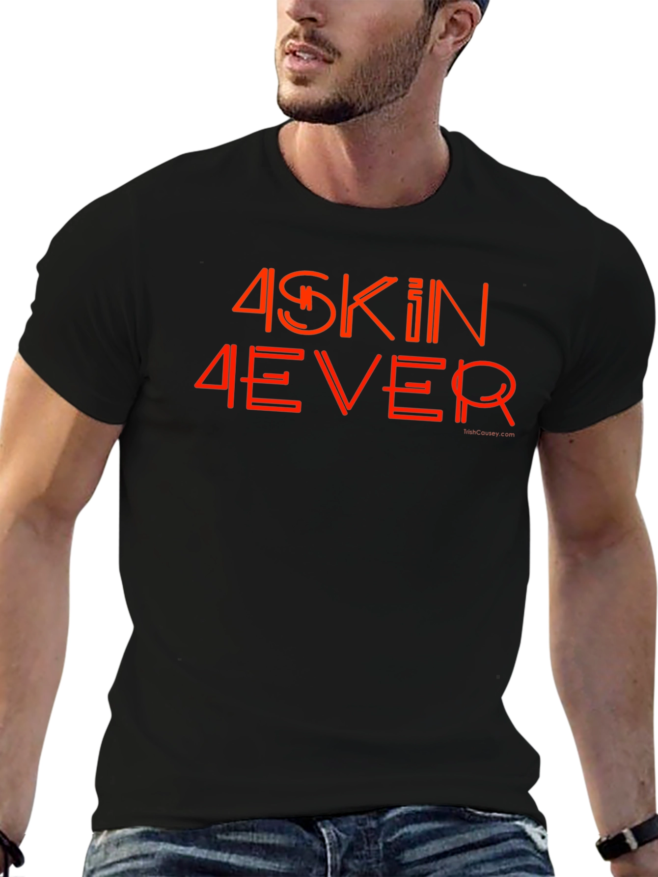 Askin 4Ever Graphic Tee - Black