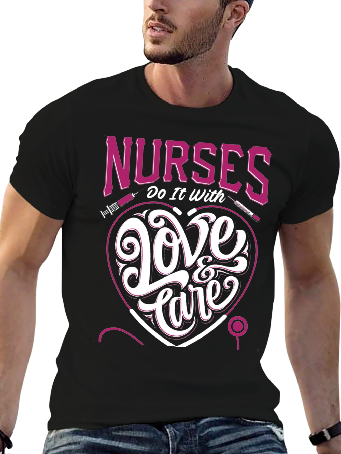 Nurses Do It With Love & Care T-Shirt