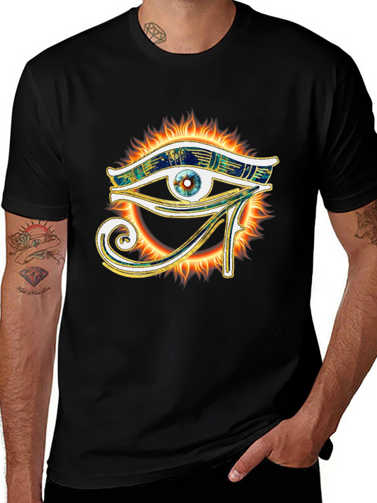 Eye of Horus Graphic T-Shirt - Black