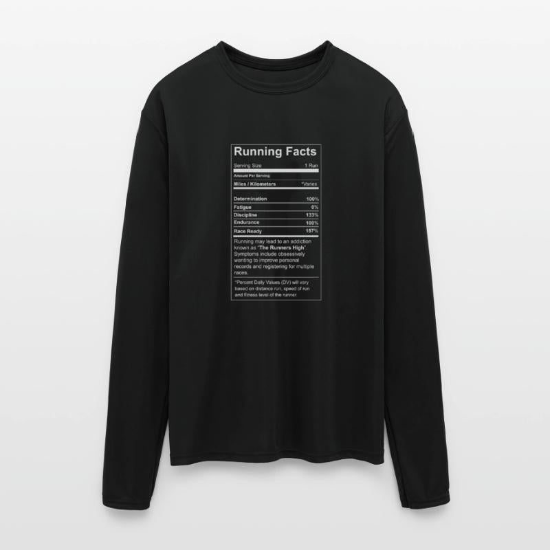 Running - All running facts awesome t-shirt