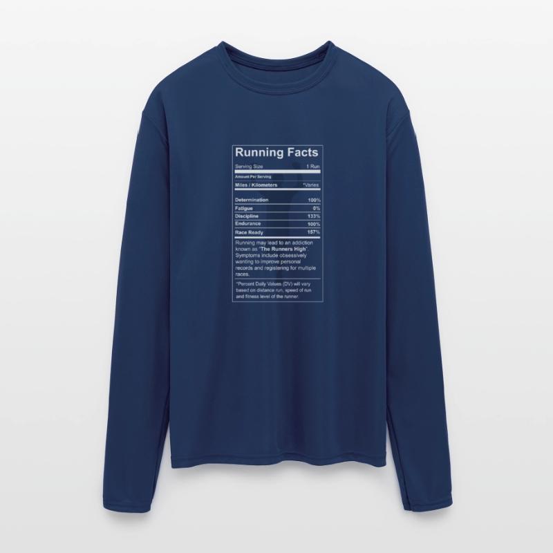 Running - All running facts awesome t-shirt