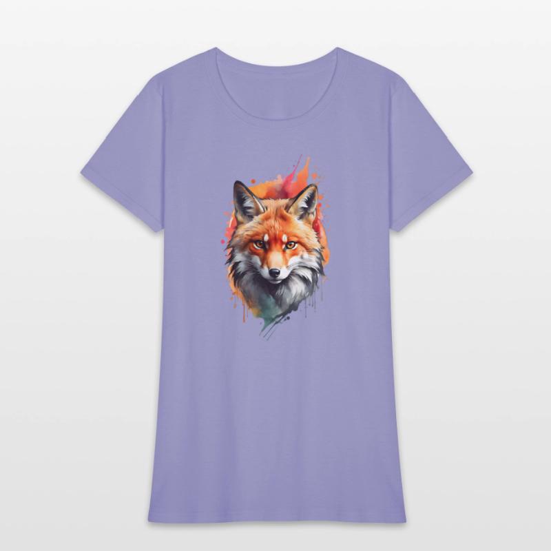 Rustic Floral Fox Den - Cozy Woodland Graphic