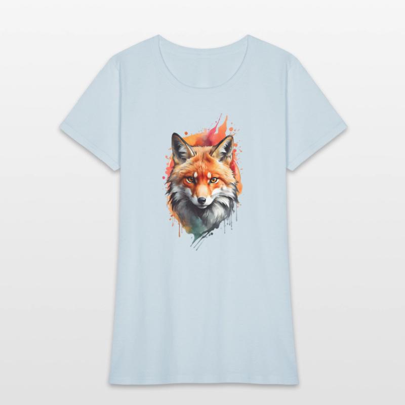Rustic Floral Fox Den - Cozy Woodland Graphic