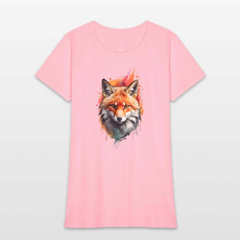Rustic Floral Fox Den - Cozy Woodland Graphic