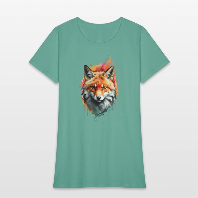 Rustic Floral Fox Den - Cozy Woodland Graphic