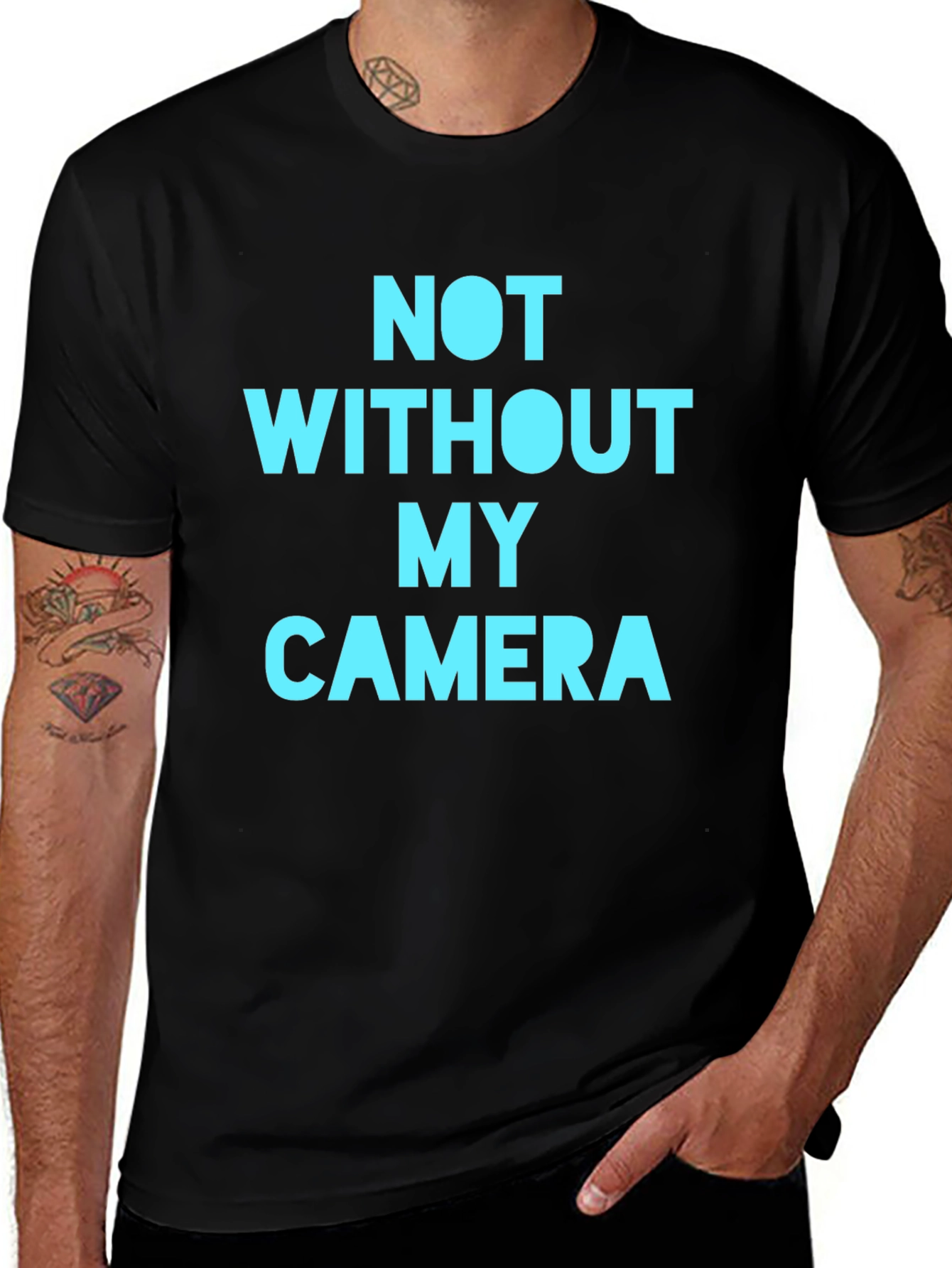 Not Without My Camera Graphic Tee