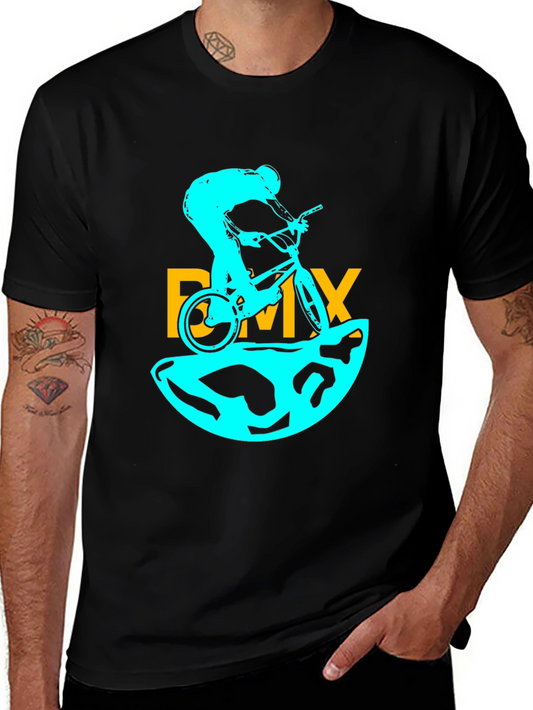 BMX Rider Graphic T-Shirt - Black
