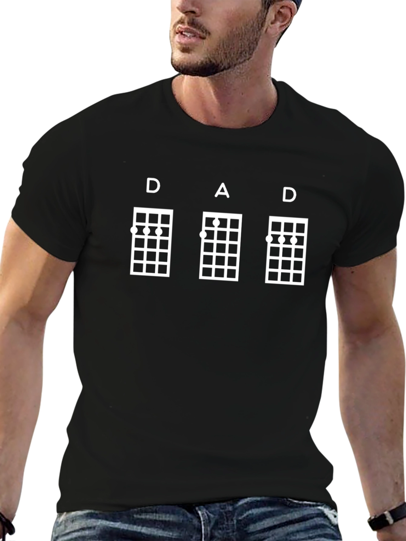 Ukulele Dad T-Shirt - Music Lover Tee