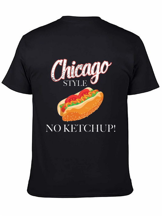 Chicago Style Hot Dog T-Shirt - No Ketchup!