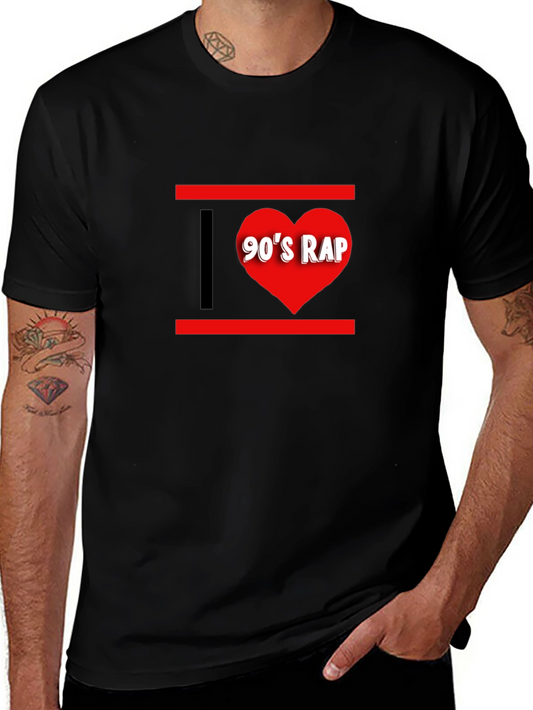 I Heart 90s Rap Graphic T-Shirt