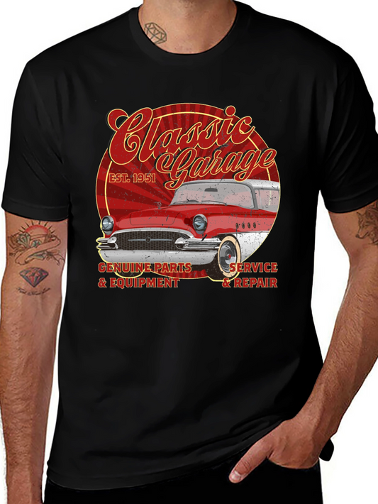 Classic Garage T-Shirt - Est. 1951 Retro Car Design