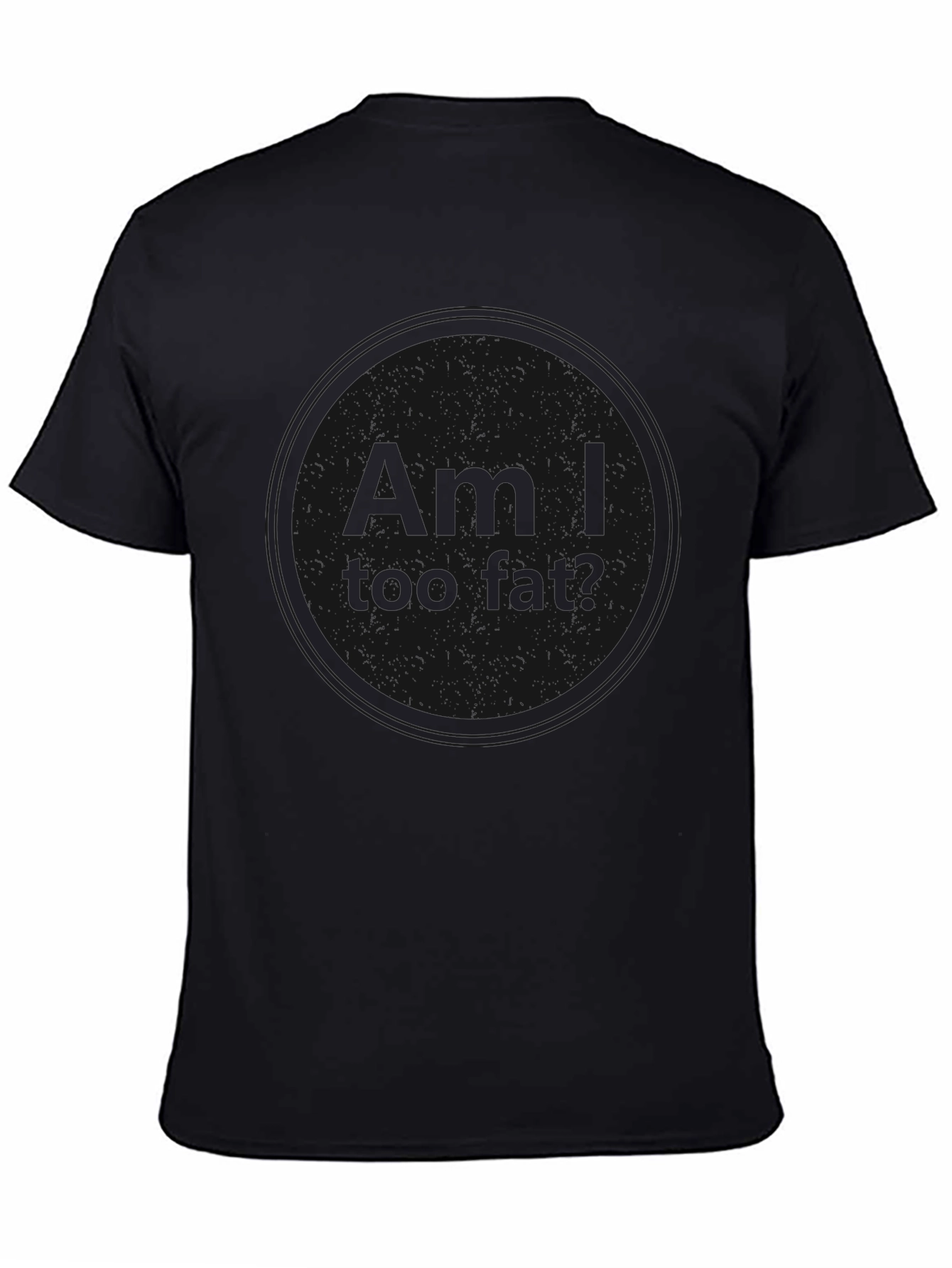Mens Classic Black Short Sleeve T-Shirt