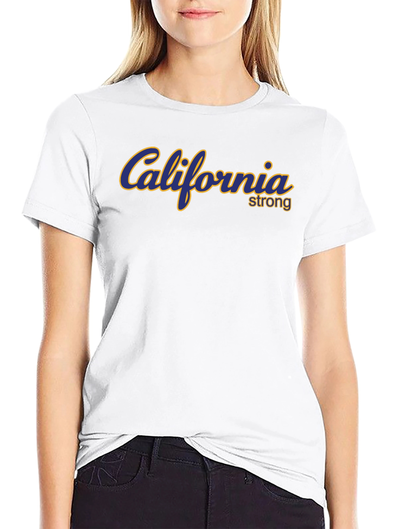 California Strong Graphic T-Shirt - Black