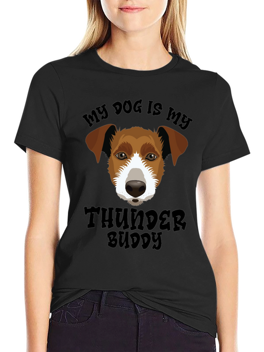 My Dog Is My Thunder Buddy Graphic T-Shirt
