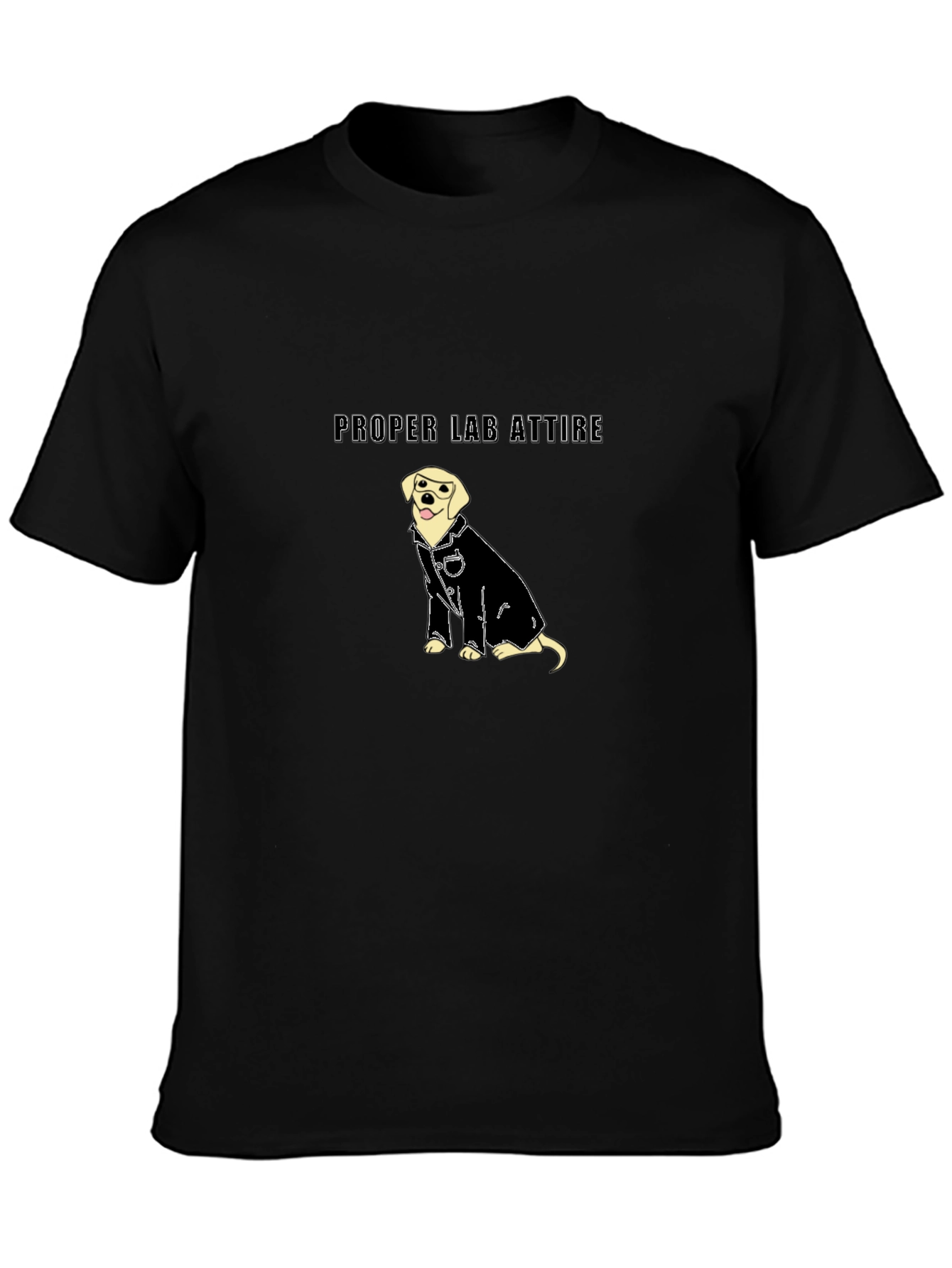 Proper Lab Attire T-Shirt - Dog in Lab Coat