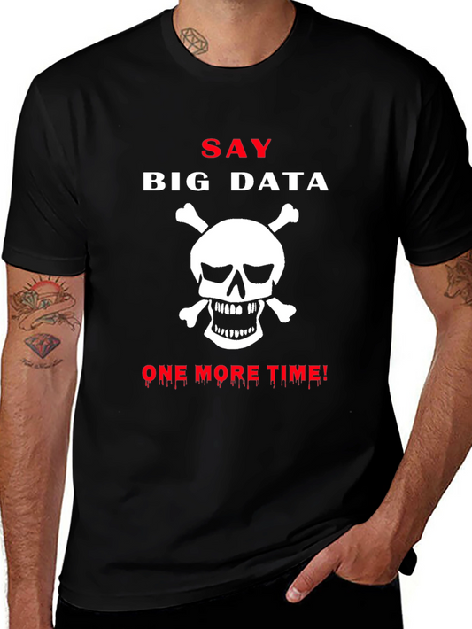 Big Data Skull T-Shirt - Funny Data Science Tee