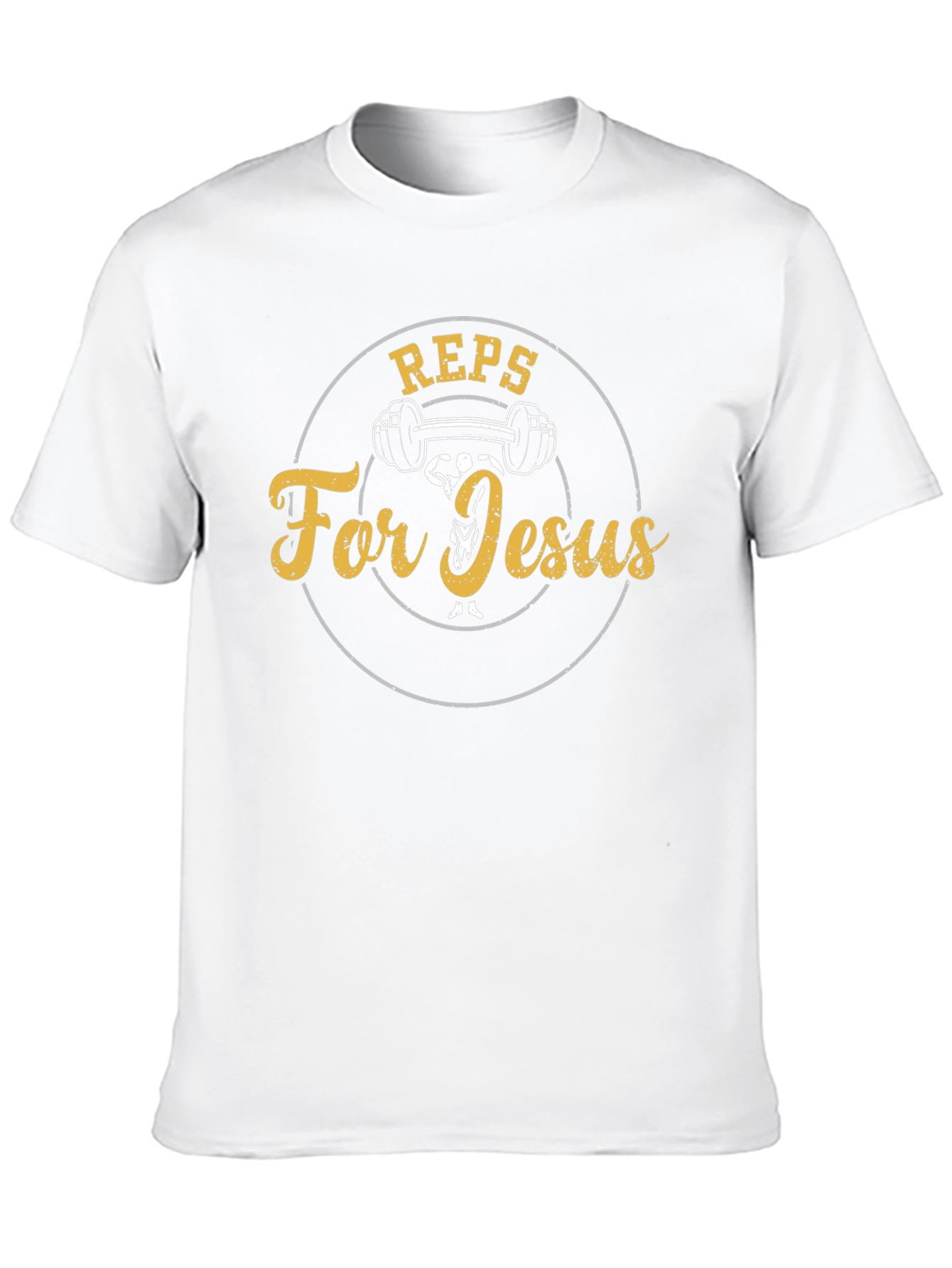 Reps For Jesus Black Graphic T-Shirt