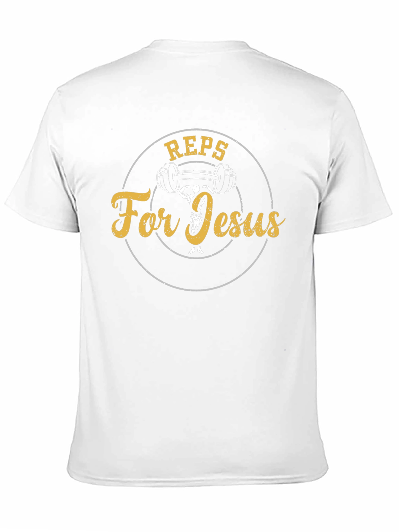 Reps For Jesus Black Graphic T-Shirt