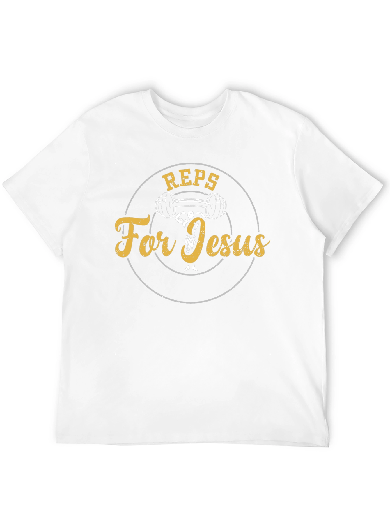 Reps For Jesus Black Graphic T-Shirt