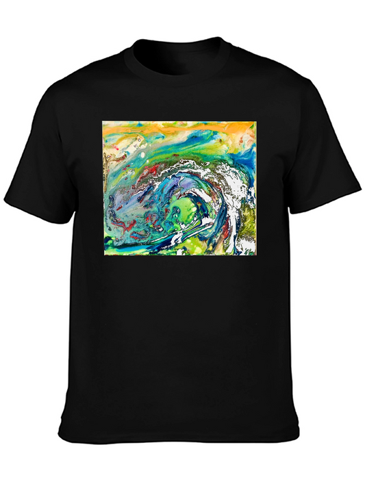 Abstract Art Graphic Tee - Modern Comfort