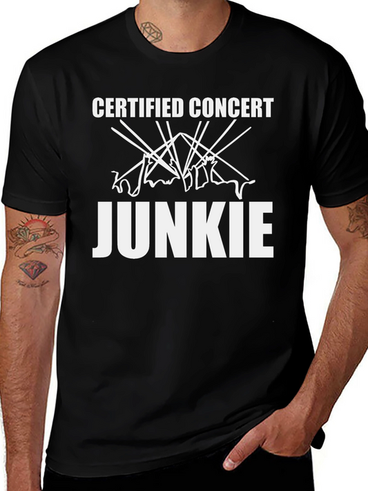 Certified Concert Junkie Graphic T-Shirt