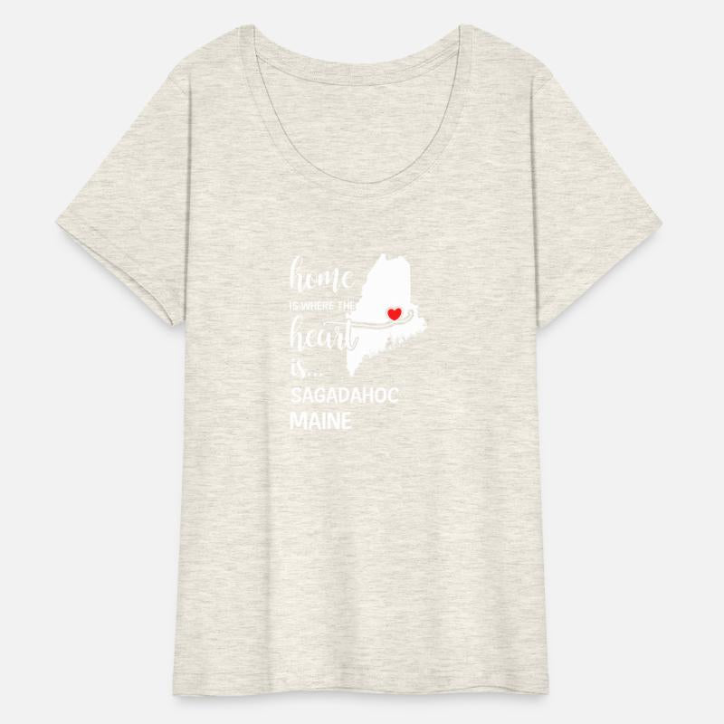 Sagadahoc County Maine Is Where My Heart Is Gift