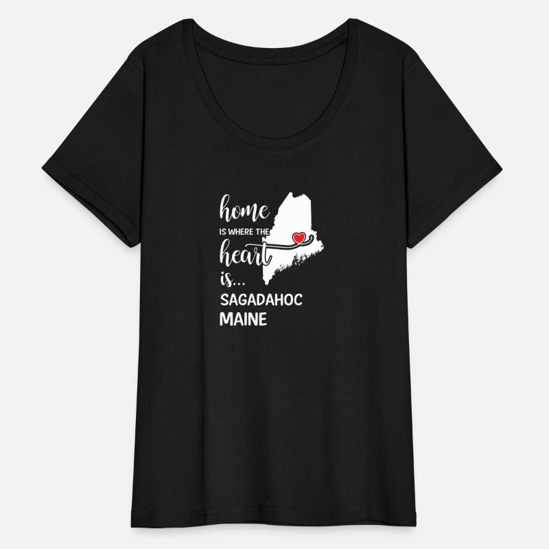 Sagadahoc County Maine Is Where My Heart Is Gift