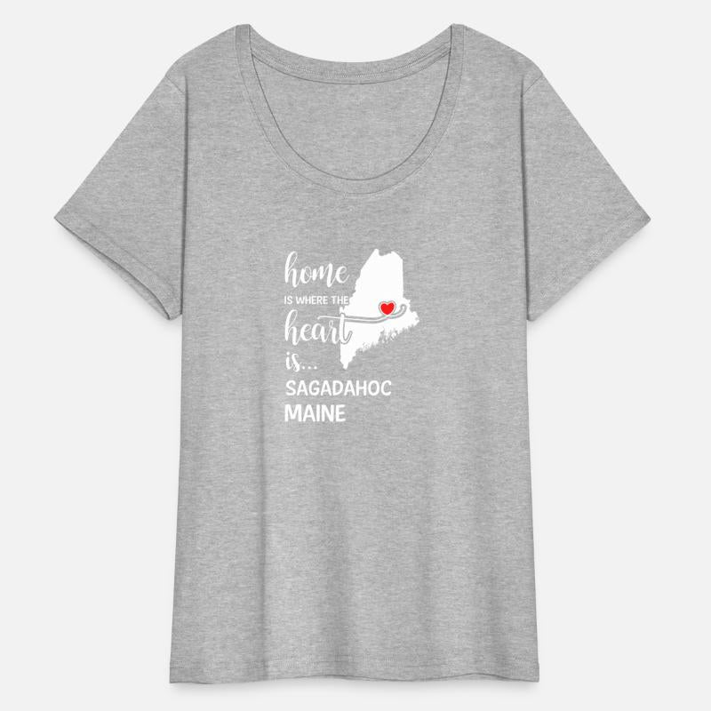 Sagadahoc County Maine Is Where My Heart Is Gift