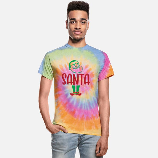 Santa T-Shirt Christmas Holiday Gift Tee