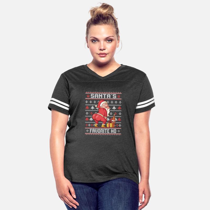 Santa'S Favorite Ho Twerking Santa Offensive Ugly