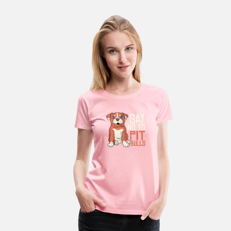 Say No To Pit Bulls Funny Pit Bull T Shirt