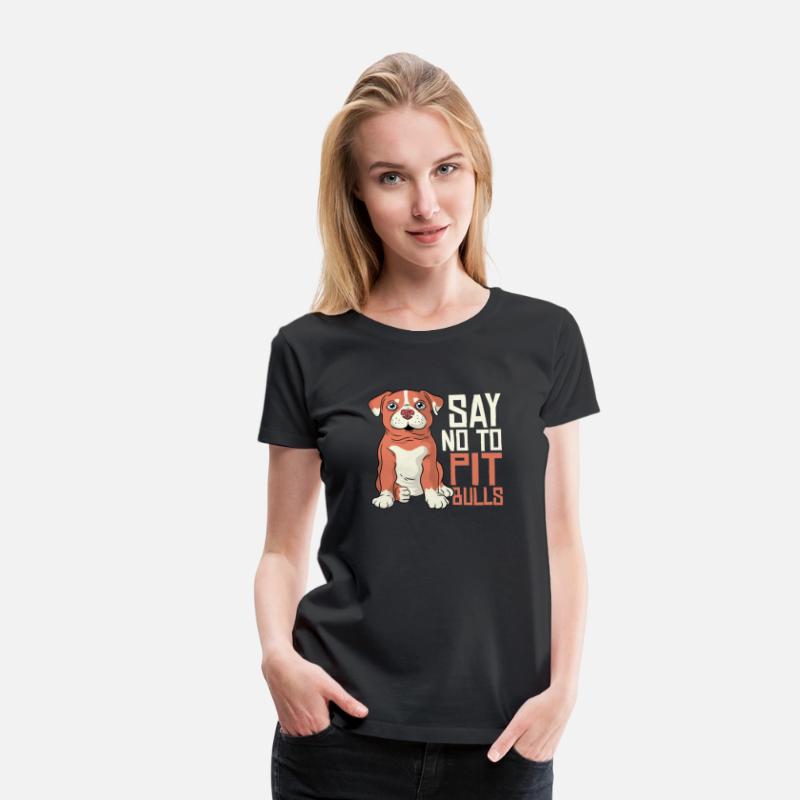 Say No To Pit Bulls Funny Pit Bull T Shirt
