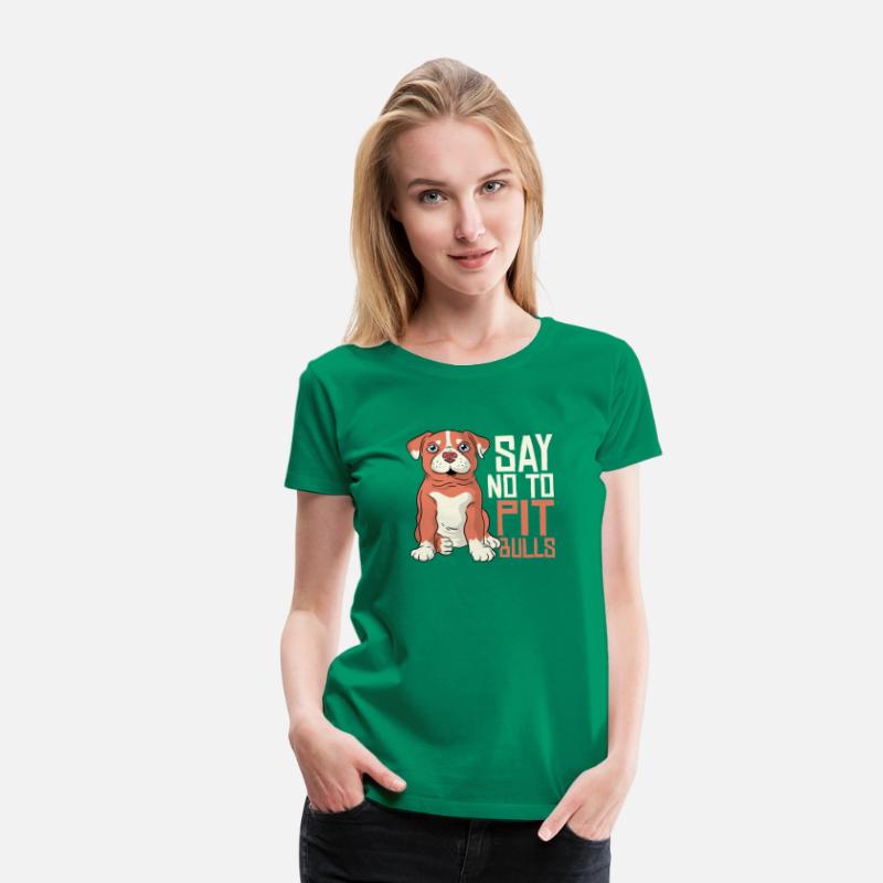 Say No To Pit Bulls Funny Pit Bull T Shirt