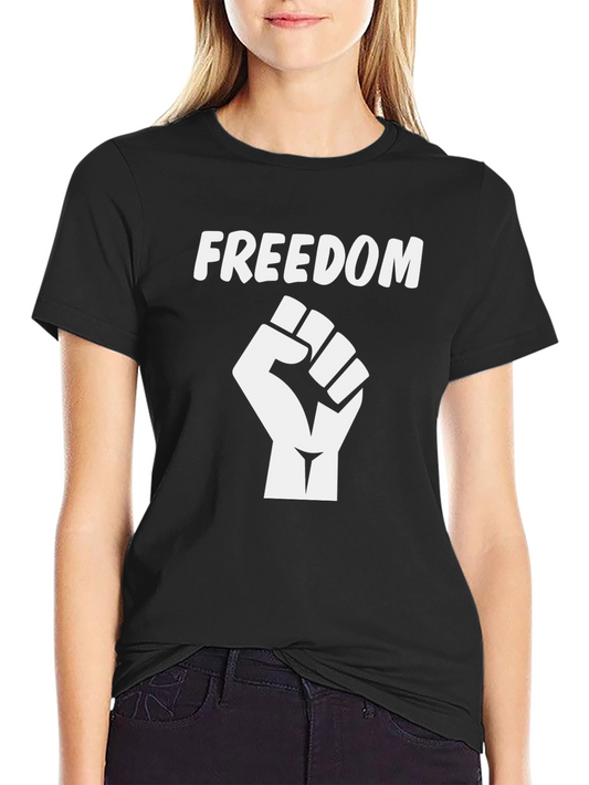 Freedom Fist Graphic Tee - Black