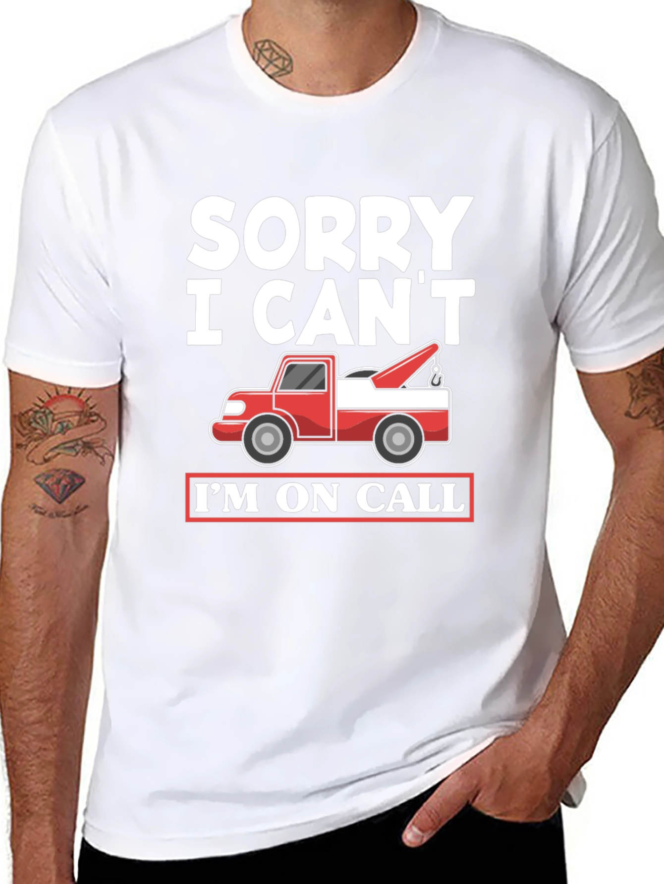 On Call Tow Truck Graphic Tee