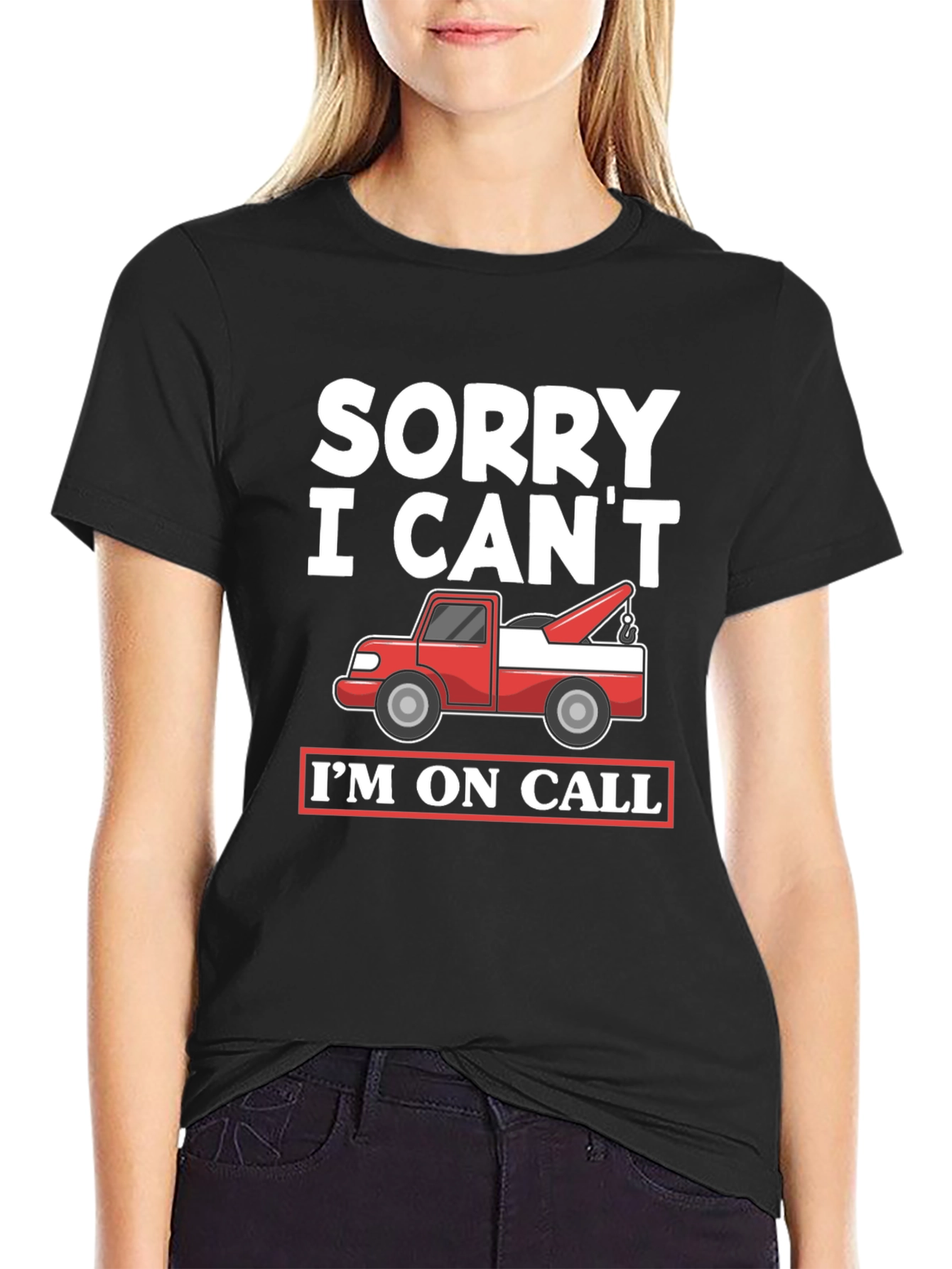 On Call Tow Truck Graphic Tee