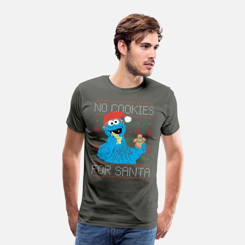 Sesame Street No Cookies For Santa Ugly Xmas