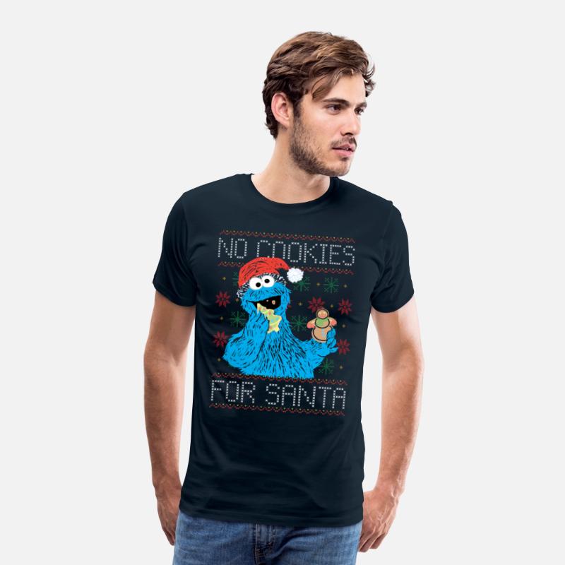 Sesame Street No Cookies For Santa Ugly Xmas
