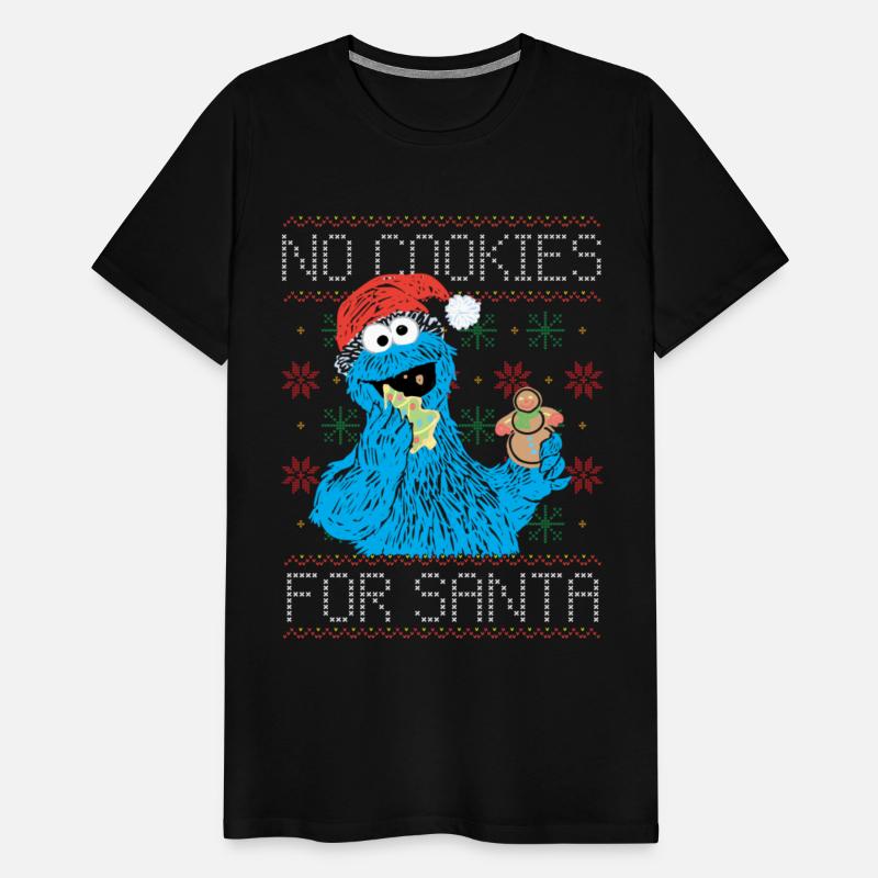 Sesame Street No Cookies For Santa Ugly Xmas