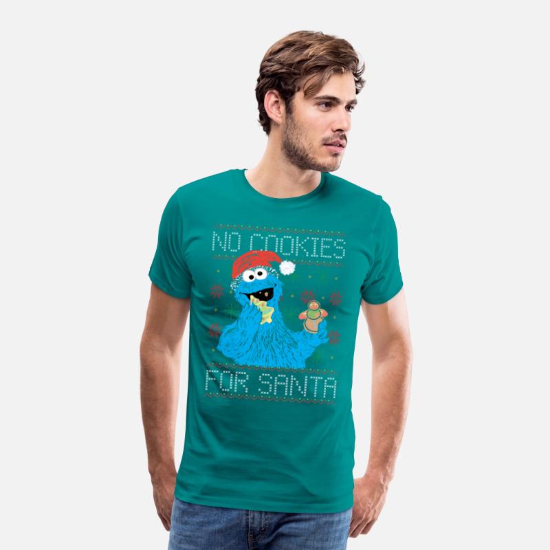 Sesame Street No Cookies For Santa Ugly Xmas
