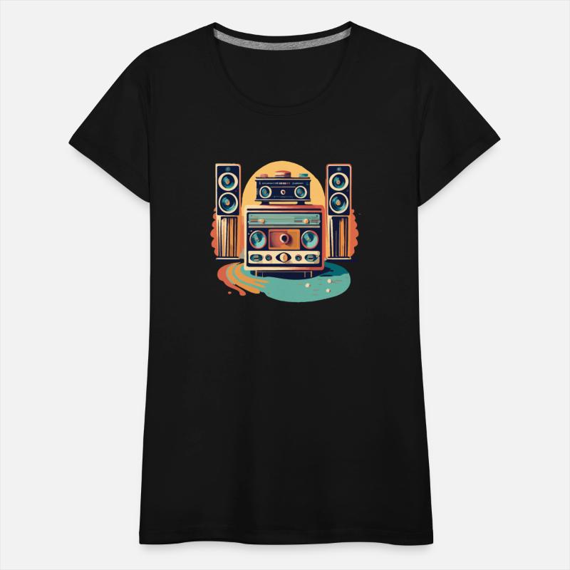 Setup Audio HiFi Sound System Mixed Media Collage